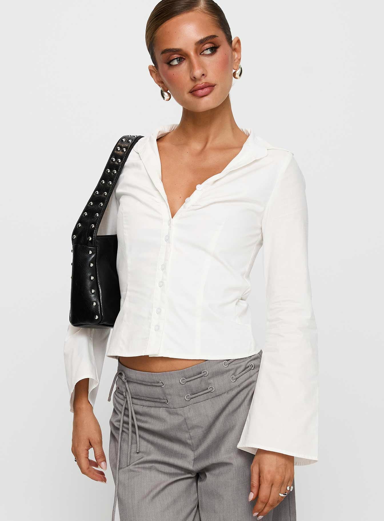 Arianwyn Long Sleeve Shirt White