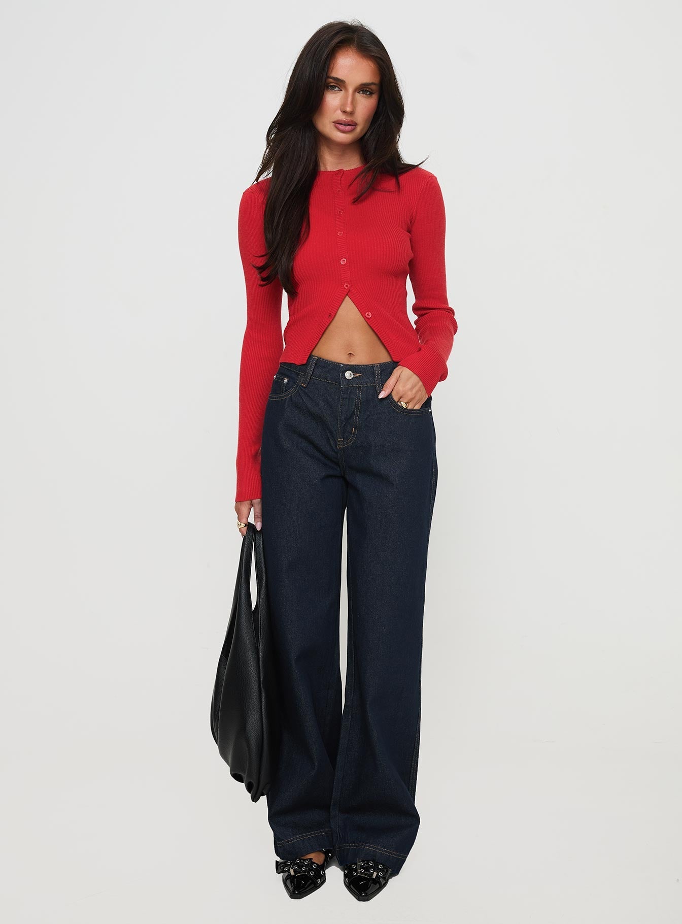 Jankins Baggy Jeans Dark Blue Wash
