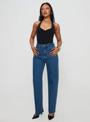 Kalinda Denim Jeans Mid Blue