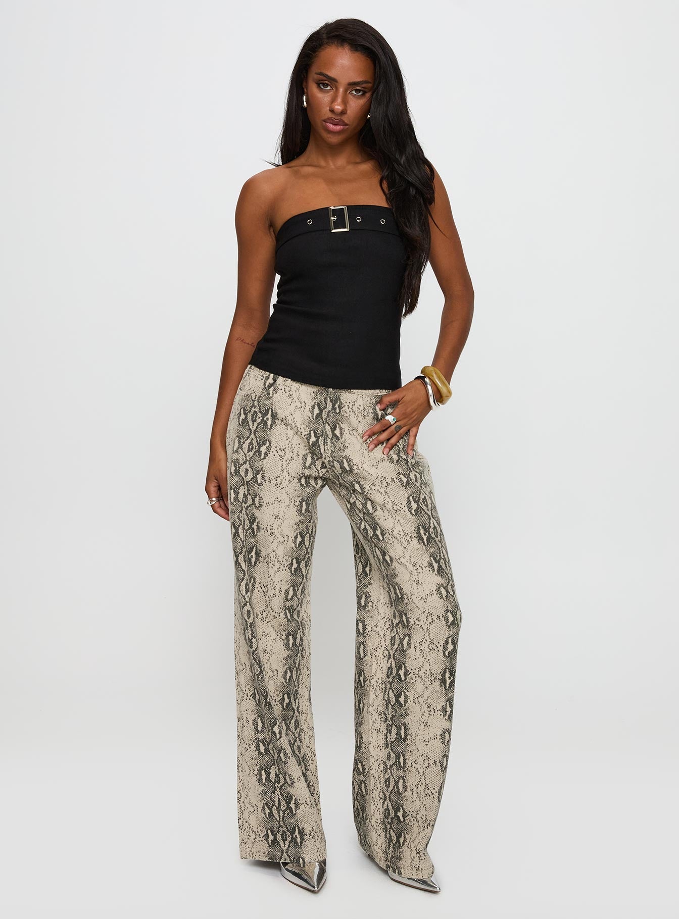 Serpentina Straight Leg Jeans Snake