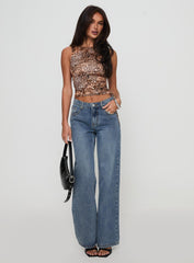 Everlong Jean Mid Blue Wash