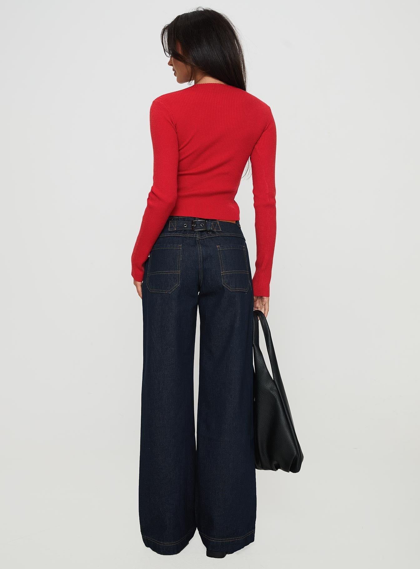Jankins Baggy Jeans Dark Blue Wash