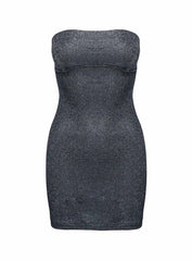 Tresia Strapless Mini Dress Black
